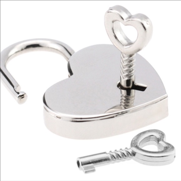 Necklace Jewelry Punk Black Choker Silver Locket - Picture 3 of 6